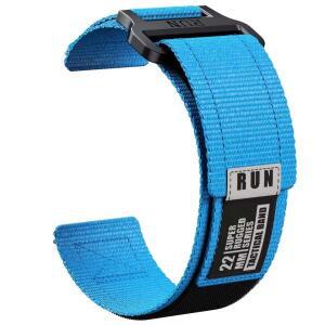 Amazfit Balance 2/Cheetah Pro용 22mm 후크앤루프 나일론 시계줄, GTR 4 3/Active Max용 스포츠 교체 스트