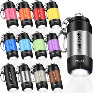 미니 LED 키체인 손전등 USB 토치 포켓 사이즈 라이트 램프