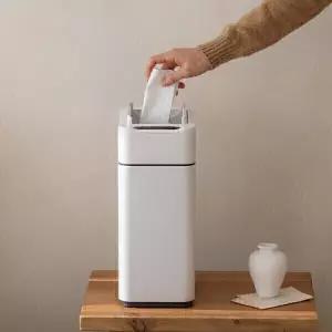 다룸 자동 센서 미니 쓰레기통 10L 날개형 휴지통 택1 GST