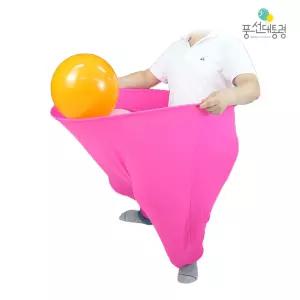 캐치 원터치 게임바지 (진핑크)운동회게임도구 체육대회게임용품 단체행사