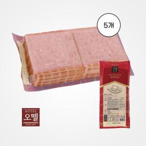 [오뗄] 스모크햄 슬라이스 1kg, 5개