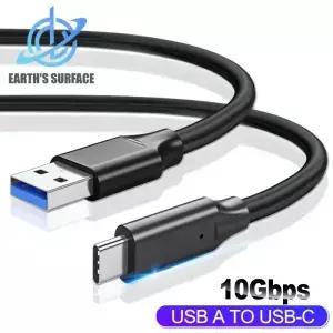 USB3.2 10Gbps C타입 케이블 A to USBC 3.2 Gen2 데이터 전송 C SSD 하드 3A PD 60W 고속 충전
