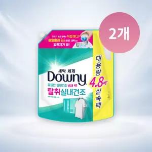 다우니 탈취 실내건조 리필 액상 세탁세제 2.2 2개