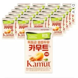 풀무원 특등급 콩즙 두유 카무트 72팩 대용량 가성비