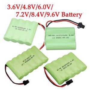3.6V/4.8V/6V/7.2V/8.4V 3000mah NIMH AA 충전식 배터리 팩 원격 제어 장난감 자동차 트럭 탱크 보트 모델