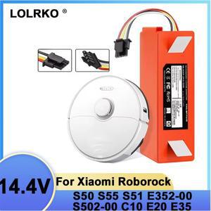 로보락 S50 S6 S7 Pure/MAX/MaxV/MaxV Ultra/Q5 Q7 Pro/MAX 진공청소기용 교체 배터리 14.4V 12800mAh