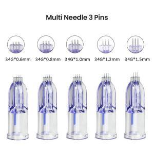 멸균 나노소프트 34G 니들 3핀 0.6mm 피부 재생 아구하스 개별 포장