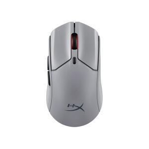 HYPERX PULSEFIRE HASTE 2 PRO 4K 센서, 2.4GHZ, 슬레이트 26K PC용, 경량 폴링, 게이밍 마우스, 배터리, 무선 블루투스, 90시간 61G, 충전식 그레이