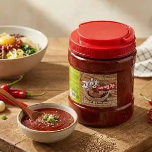 고향식품 비빔장 만능 양념장 다데기 냉면 소스 2kg