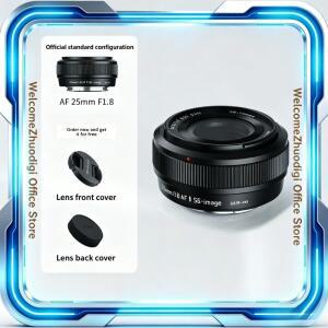 SG 이미지 AF25mm F1.8 자동 초점 렌즈 (소니 후지 니콘 APS-C 대구경 프라임 카메라용) STM 무소음 기능