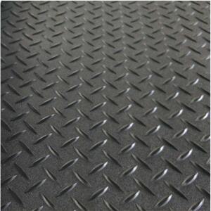 철판무늬 PVC 고무매트 작업장 산업용 6M 상업용 5MM 빨간색 제전 고무판