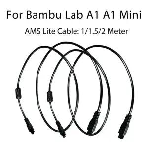 프린트케이블 프린터선 Bambu Lab AMS Lite 연장 케이블자석 링 필터 1M152M 4핀 케이블 Bambulab A1 A1min