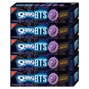 오레오 시즌 한정판 BTS 호떡맛 100gx5개
