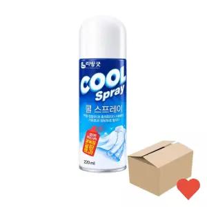 바디케어 쿨 냉각 휴대용 220ml 20개 한 박스