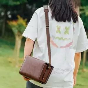 레트로 카메라 숄더백 클래식 pu 카메라 가방 미러리스 데일리 수납