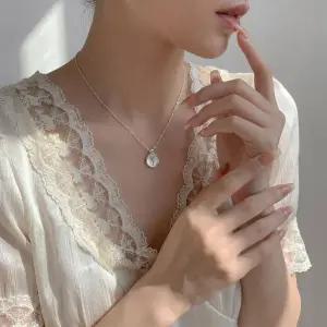 [라일리쥬얼리] Rly 데일리 실버코인 목걸이 팬던트 목걸이 조개 진주