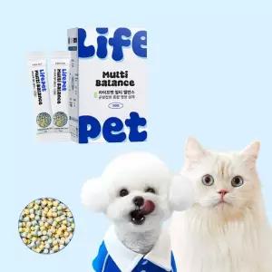 라이프펫 강아지 고양이 종합영양제 멀티밸런스 전연령 30포 종합건강 60g