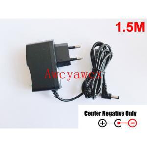 고품질 AC/DC 9V 500mA 600mA 1A 스위칭 전원 공급 장치 어댑터 역 극성 네거티브 내부 1.5M 케이블 직각