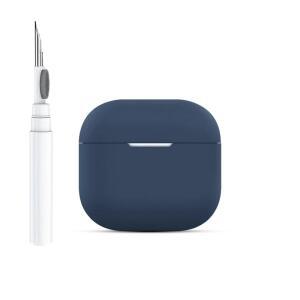 청소 세트가 포함된 AirPods 4용 실리콘 케이스 Apple AirPods 4세대 헤드폰 액세서리용 무선 이어폰 커버