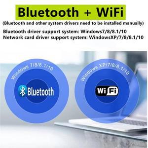 600Mbps USB 와이파이 블루투스 어댑터 2in1 동글 듀얼 밴드 PC 용 무선 네트워크 카드