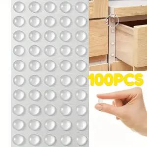 50100Pcs 실리콘 고무 안티 슬립 범퍼 피트 패드 댐퍼 버퍼 캐비닛 범퍼 실리콘 가구 패드 서랍 도어