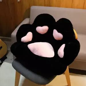 고양이 발 쿠션 귀여운 의자 쿠션 27.5 X 23.6 인치 귀여운 워터건 좌석 패드 편안한 소파 사무실 바닥 베