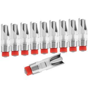 10개 팩 돼지 1.3CM(1 /2인치) NPT 필터 자동 스틸 모돈 술꾼 강아지용 급수기 스테인리스 새끼 키트용