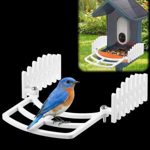 DREYOO BIRD BUDDY 스마트 새 모이통과 퍼치 차단 착륙 2개의 액세서리, 있는 호환되는 야외 공간, 친화적인 자외선 사이드 사진을 넓은 디자인, 익스텐더 선명한 - 카메라 포함 위한 나사 펜스가