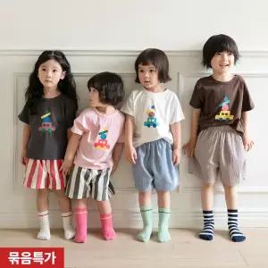 멜리코코 여름 상하복 상하세트 아동복 등원룩 어린이집 반팔티 반바지 스커트 8,800원~