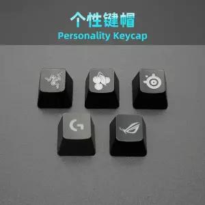 성격 기계식 키보드 키 캡 Logitech Steelseries Razer ROG Cherry Cross Switch OEM R4 Heigh 용 반투명