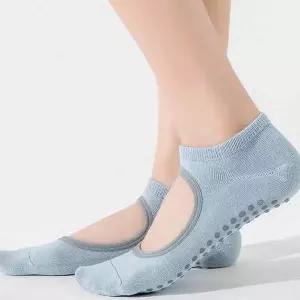 파스텔톤 논슬립 포인트 필라 양말
