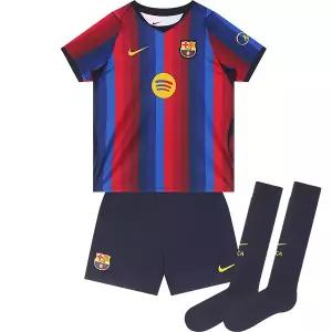 키즈 FC 바르셀로나 2026/27 스타디움 홈 킷 3종 세트 (II1625-683)