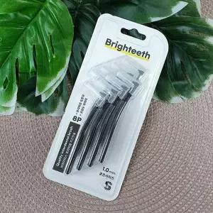 [콩심팥심]Brightteeth 치간칫솔 치실 1.0mm 8개입 구강관리 치아관리