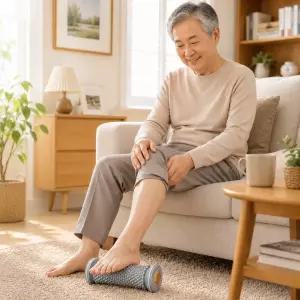 롤링어택 발마사지롤러 지압롤러 발바닥 종아리 손목 스트레칭 시니어 효도선물