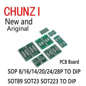 10개 PCB 보드 SMD DIP 어댑터 변환 플레이트 SOP 8/16/14/20/24/28P SOT89 SOT23 TO SOP/MSOP/TSSOP