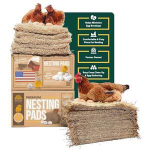 EATON PET AND PASTURE, 프리미엄 산란계 미국에서 둥지 X 33CM(13 (10팩) 및 재배 지속 13인치) 패드, 33 가능한 수확,