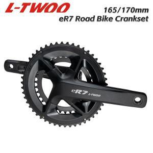 L-TWOO eR7 로드 바이크 크랭크셋 일체형 성형 기술 24mm 액슬 165/170 50-34 체인링 11/12단 호환