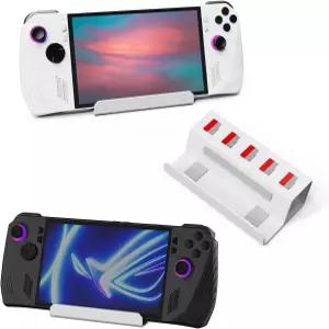 JOYTORN ASUS Rog Ally X/Steam 데크용 베이스 홀더 SD 카드 슬롯이 있는 합금용 프로스팅 알루미늄 합금