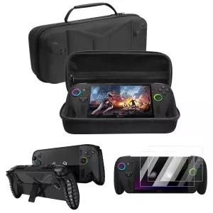 Rog Xbox Ally X 2025용 TGDE 3in 보호 번들 킥스탠드 및 휴대용 파우치와 2배 강화 유리가 포함된 T