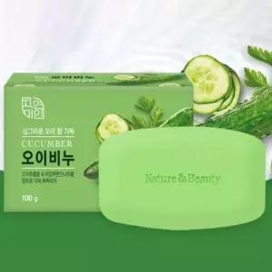 아기세탁비누 쿨샵 내추럴뷰티 오이비누 싱그러운 오이향 4개입