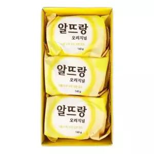 목욕비누 알뜨랑 옐로우 오리지널 비누 - O 140g 3P