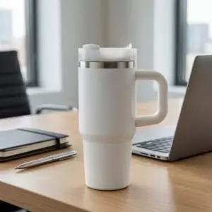 600ml 아웃도어 스테인리스 보온보냉 손잡이형 텀블러