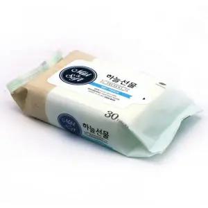 휴지 하늘선물물티슈 가정 다용도 청결 30매리필 120G*50개 리필 물티슈 청소