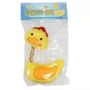 강아지장난감 치실토이 오리 쏘아베