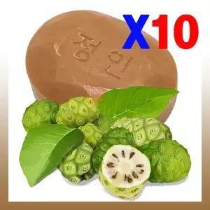 노니 미용 비누 클렌징 비누 세수비누 (120gx10개