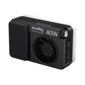SmallRig RM 40C 미니 LED RGB 비디오 라이트 4800mAh 배터리 LCD 디스플레이 휴대용 마그네틱 마운트 카메