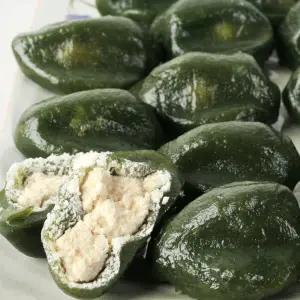 쌀100/모시(대)송편1kg+1kg/동부콩소 생송편