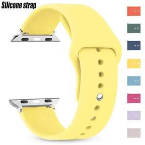 애플워치 밴드 스트랩 44mm 46 38mm 실리콘 iWatch 시리즈 10 7 8 SE 3 6 9 울트라 2