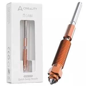 크리알리티 K2 SE 퀵스왑 노즐 0.4mm 티타늄 합금 열 차단 고속 흐름 및 인쇄 최대 K1(2024)/K1