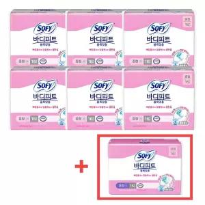 쏘피 소피 바디피트 볼록맞춤 중형 16개입 6개